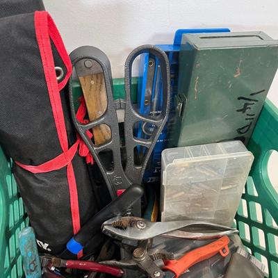 LOT 74: Crate Full of Small Hand Tools