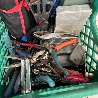 LOT 74: Crate Full of Small Hand Tools