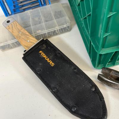 LOT 74: Crate Full of Small Hand Tools