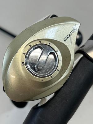 LOT 75: Fishing Rod with Okuma Stratus V Baitcaster Reel + Additional Reel