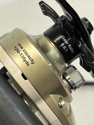 LOT 75: Fishing Rod with Okuma Stratus V Baitcaster Reel + Additional Reel