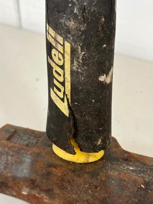 LOT 77: Maasdam Pow'R-Pull Winch, Sledgehammer and Strap