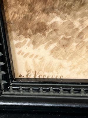 LOT 82: Two Framed Signed Tiles