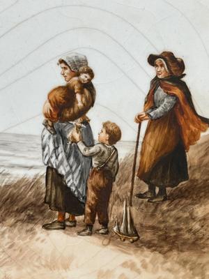 LOT 82: Two Framed Signed Tiles