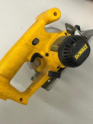 LOT 86: DeWalt Power Tools and Tool Bag - No Batteries or Chargers