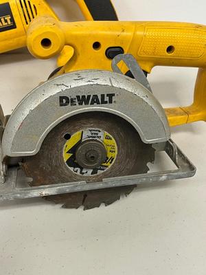 LOT 86: DeWalt Power Tools and Tool Bag - No Batteries or Chargers