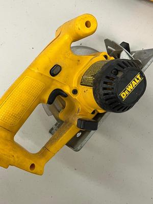 LOT 86: DeWalt Power Tools and Tool Bag - No Batteries or Chargers