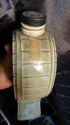 Vintage 1964 Jim Beam “Musicians on a Cask” Regal China Whiskey Decanter – Mid-Century American Barware Collectible