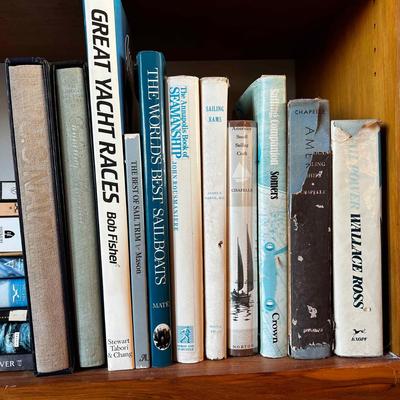 Sale Photo Thumbnail #1362: Includes: The Annapolis Book Of Seamanship, Wooden Boats, "Hiking, Cycling And Canoeing In Maryland, Great Yacht Races & More