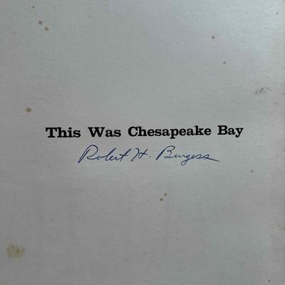 Sale Photo Thumbnail #1372: Signed Roberts Burgess "This Was Chesapeake Bay"