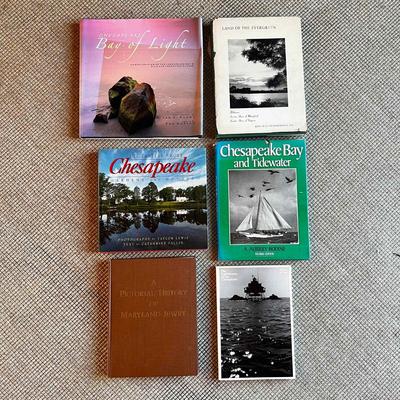 Sale Photo Thumbnail #1374: Signed John Robertson 1965 "Land Of The Evergreen" And Signed Tom Horton & Ian Plant "Chesapeake Bay Of Light"