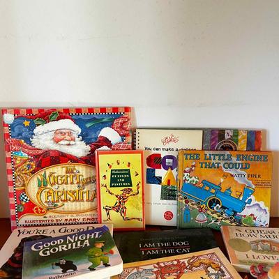 Sale Photo Thumbnail #1381: Includes The Night Before Christmas, The Little Engine That Could, "Good Night, Gorilla", Guess How Much I Love YOu, Collage Book, Why The Crab Has No Head & More
