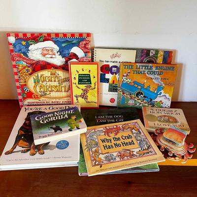 Sale Photo Thumbnail #1379: Includes The Night Before Christmas, The Little Engine That Could, "Good Night, Gorilla", Guess How Much I Love YOu, Collage Book, Why The Crab Has No Head & More