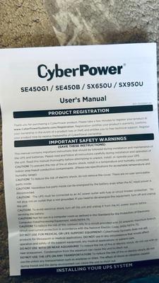 BEAUTIFUL LIKE NEW FULL BODY MASSAGING-HEATED ELECTRIC RECLINER AND CYBER POWER SURGE PROTE TOR