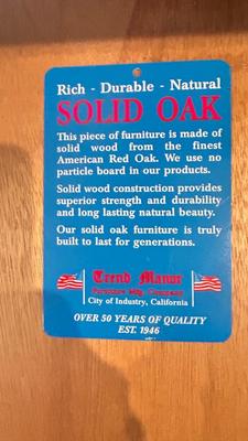 SOLID OAK COFFEE TABLE