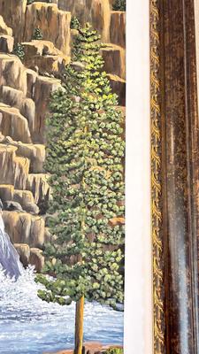 ARTWORK BY B. SCHWARTZ , CANDLE HOLDERS AND ACCENT DECOR