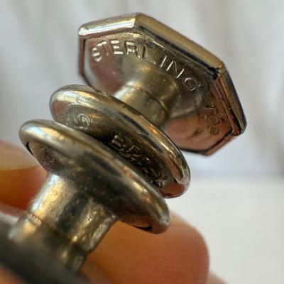 Unique Cuff Link & Tie Clip Collection with Jewelry Box (K-HS)