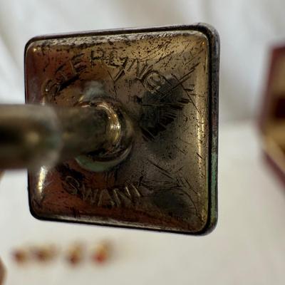 Unique Cuff Link & Tie Clip Collection with Jewelry Box (K-HS)