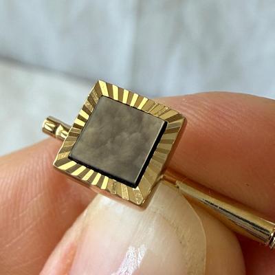 Unique Cuff Link & Tie Clip Collection with Jewelry Box (K-HS)