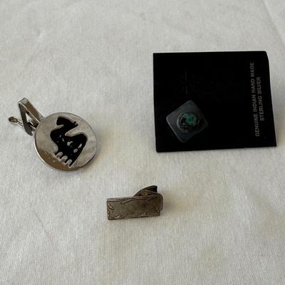 Unique Cuff Link & Tie Clip Collection with Jewelry Box (K-HS)