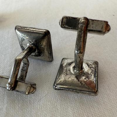 Unique Cuff Link & Tie Clip Collection with Jewelry Box (K-HS)