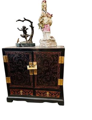 Decor Chinoiserie Jewelry Box - Bronze Figurine, Porcelain Figurine