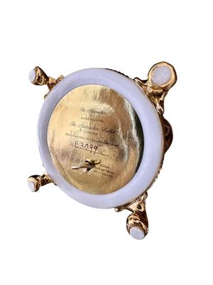 Decor Nutcracker Suite Marche Music Box Egg in Faberge Style