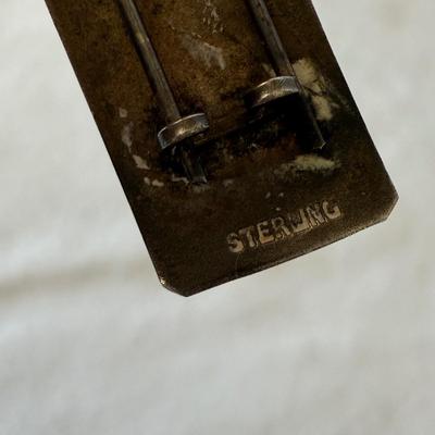 Vintage Barrettes & Brooch, incl. 925 (K-HS)