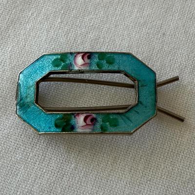 Vintage Barrettes & Brooch, incl. 925 (K-HS)