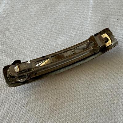 Vintage Barrettes & Brooch, incl. 925 (K-HS)