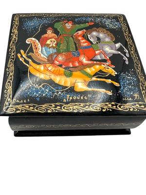 Decor Russian Lacquer Box USSR Period