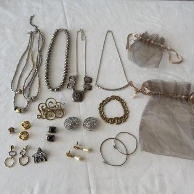 Gold & Silver Necklaces, Earrings, & More (K-HS)