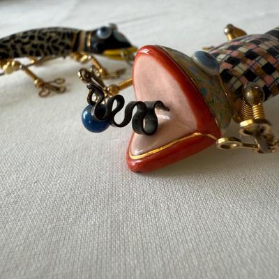 Cynthia Chuang Jewelry 10 Porcelain Brooches (K-HS)