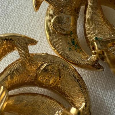 Elegant Brooches and Clip Earrings, incl. 925 (K-HS)