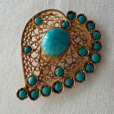 Elegant Brooches and Clip Earrings, incl. 925 (K-HS)