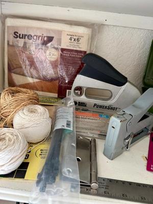 Garage Lot - Lighting, grill cover, hand tools