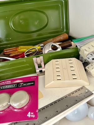 Garage Lot - Lighting, grill cover, hand tools