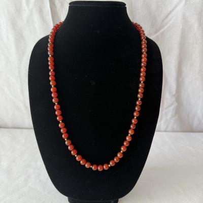 Beaded Necklaces with Coral, Lapis, Amber, & More (K-HS)