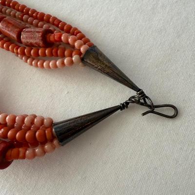 Beaded Necklaces with Coral, Lapis, Amber, & More (K-HS)