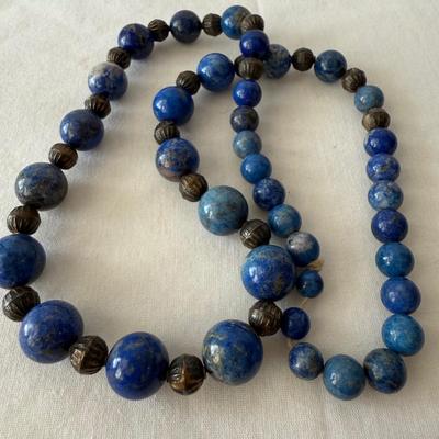 Beaded Necklaces with Coral, Lapis, Amber, & More (K-HS)