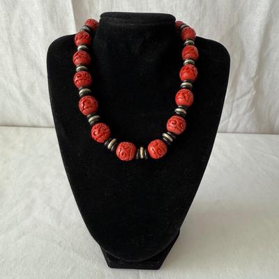 Beaded Necklaces with Coral, Lapis, Amber, & More (K-HS)