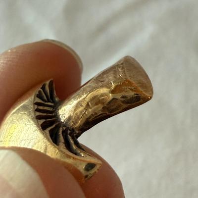 14K Gold Mushroom Pin (K-HS)
