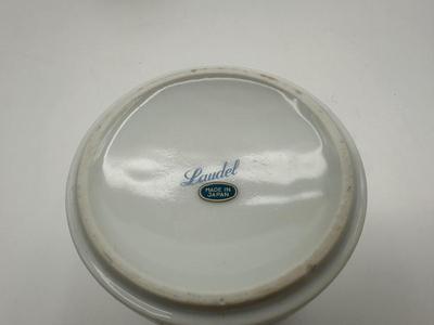 Lenadel Japan Hand-Painted Porcelain Floral Lidded Jar