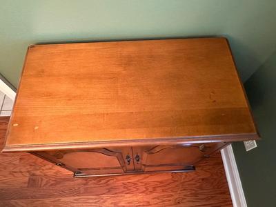 Vintage Traditional style Dry Bar Storage Cabinet