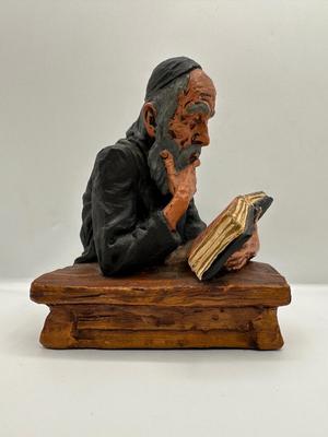 1969 Kaplan “Man Reading” Sculpture — Signed & Numbered