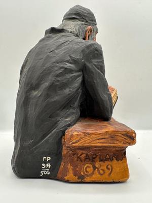 1969 Kaplan “Man Reading” Sculpture — Signed & Numbered