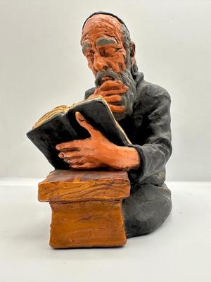 1969 Kaplan “Man Reading” Sculpture — Signed & Numbered