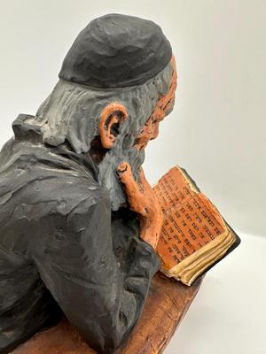 1969 Kaplan “Man Reading” Sculpture — Signed & Numbered