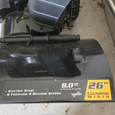 LOT 288G: Snow Blower with Cover