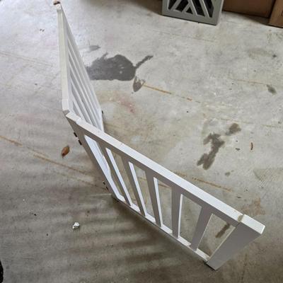 LOT 290G: Three Freestanding Wooden Pet Gates